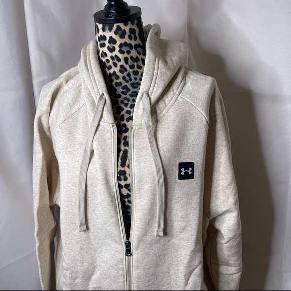 UA Mens Rival Fleece FZ Hoodie Size 2XL NWT - Picture 2 of 5